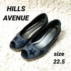 HILLS AVENUE ヒルズアヴェニュー ウエッジソール オープントゥ 星柄のサムネイル