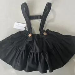 wonnyribbon ブラックフリルスカート