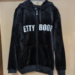 BETTY BOOP フリースパーカー 黒
