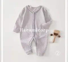 薄紫色ロンパース 59cm