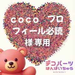 c o c o　プロフィール必読 様　専用ページ
