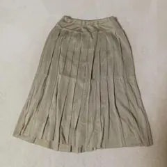 ニナリッチ　ニット　ベージュ プリーツロングスカート ヴィンテージ