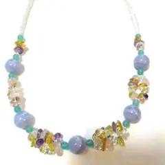 美品★天然石　ネックレス