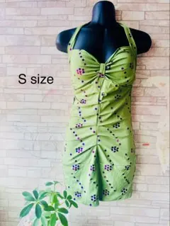 ヒョウ柄 Sサイズ ミニワンピース