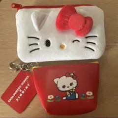 サンリオ　swimmer ハローキティ　船型ミニポーチ　二点セット　スイマー
