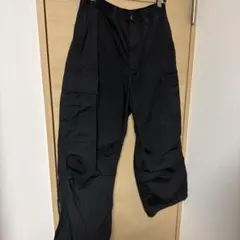 GU スーパーワイドカーゴパンツ XL 348670 ブラックのサムネイル
