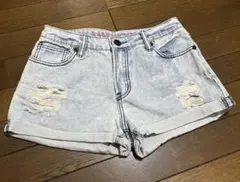 BABY SHOOP ベイビーシュープ デニムショートパンツ y2k 平成ギャルのサムネイル