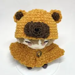 くまちゃん ポンチョ【10cm ぬい服】