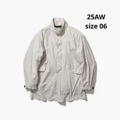 タグ付き 25AW 定番AIR WEATHER ショートモッズコート06 白