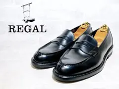 【未使用】REGAL コインローファー ビジネスシューズ 25.5EEcm