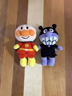 【プリちぃ★ビーンズ】 ぬいぐるみ アンパンマン バイキンマン