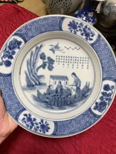 珍品　中国骨董　明時代中期　古染付　兎　うさぎ　玉兎　青花　希少　清朝期古伊万里 珍品 中国骨董 明時代中期 古染付 兎 うさぎ 玉兎 青花 希少 清朝期古