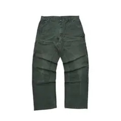 カーハート　ダブルニー　グリーンusa製 Carhartt カーハート B01 Men's Double-Front Work Dungaree