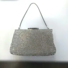 ビンテージ　ラインストーンのクラッチバッグ