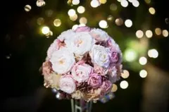 プリザーブドフラワーブーケ　ブートニア　リストブーケ　ウェディング