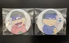 おそ松さん ゲス松 おそ松 カラ松 缶バッジ ラメ