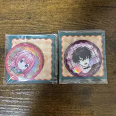 Christmas Wear クリスマス 缶バッジ 佐伯イッテツ 周央サンゴ