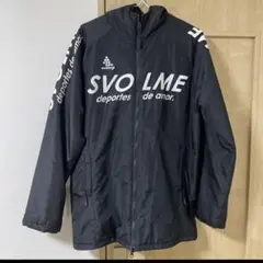 SVOLME ベンチコート ブラック フード付き