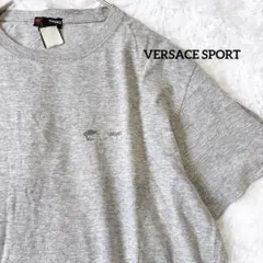ヴェルサーチスポーツ 半袖Tシャツ S グレー 90s ワンポイントロゴのサムネイル