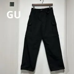 GU コンバーチブルワイドカーゴパンツ　Sサイズy2x9k221