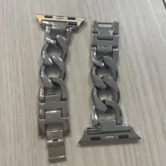 Apple Watch チェーンバンド シルバー 金属製