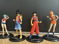 ドラゴンボールZ×ワンピース DX組立式フィギュア 4点セット