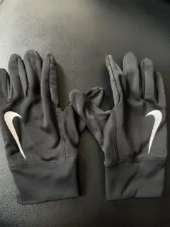 Nike ブラック 手袋 ストレッチ素材