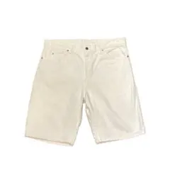 【W38】90s USA製 Levi’s 550 ホワイト デニム ショーツ