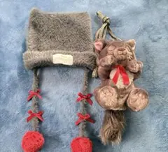 ディズニー　ベルリオーズ　マリー　ニットキャップ　ショルダーバッグ