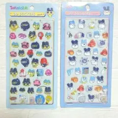 だまごっち みみっち 3D STICKERS ボンボンドロップシール 2枚セット