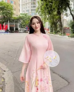 ベトナム オガンザアオザイ