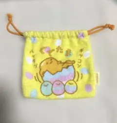 ぐでたま タオル生地ポーチ　中古品