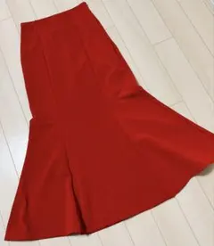 GRL レッド 赤 スカート♡神戸レタス しまむら GU EMODA系