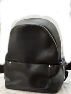 ZARA 黒 合成皮革 バックパック