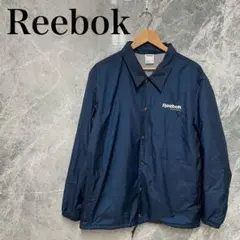 Reebok メンズ L ネイビー トラックジャケット アウター 未使用級のサムネイル