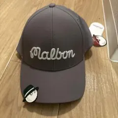 Malbon ゴルフキャップ　グレーのサムネイル