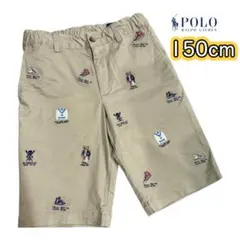 ラルフローレン　ポロベア　刺繍　ハーフパンツ　ズボン　150サイズ
