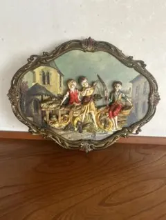 イタリア製 アンティーク風 壁かけ立体絵画フレーム額 - メルカリ