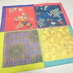 未着用 新品相当 和柄 スカーフ 透かし 薄手 レディース ファッション小物
