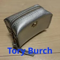 【美品】Tory Burch（トリーバーチ） ミニポーチ　シルバーのサムネイル