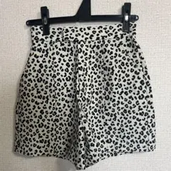 SLYヒョウ柄ハイウエストショートパンツ