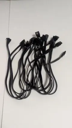 comon SATAⅡケーブル 45cm 10本セット 片側L型 抜け防止ラッチ