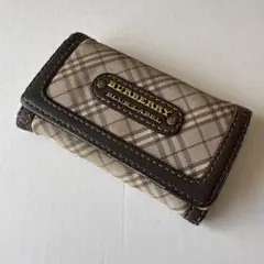 BURBERRY BLUE LABELレザー キーケース ピンク5連