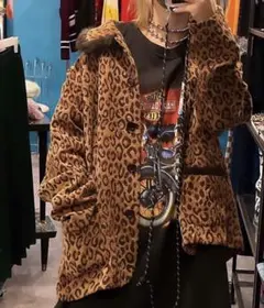 ヴィンテージ古着　ヒョウ柄　レオパード　ジャケット　アウター