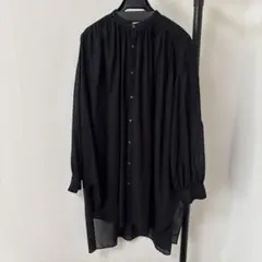 yuni シアーブラウス 黒　日焼け対策◎のサムネイル