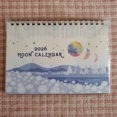 新品 2026 MOON CALENDAR 月の満ち欠け 卓上カレンダー ムーンのサムネイル