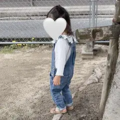 肩フリル　GAP デニム サロペット 2yearsのサムネイル