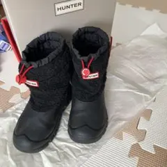 HUNTER スノーブーツ 黒　　16.5cm