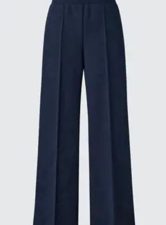 【値下げ】スウェットストレートパンツ S ネイビー 普通丈 ユニクロ