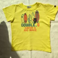 ダブルビー　ミキハウス　プリント Tシャツ サーフボード　120センチ
